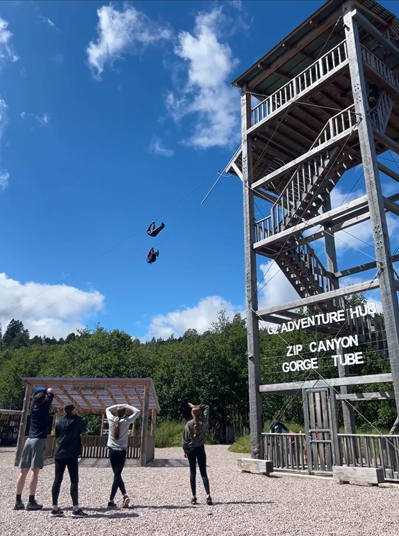Zip Line Summer Outdoor Activities Aviemore